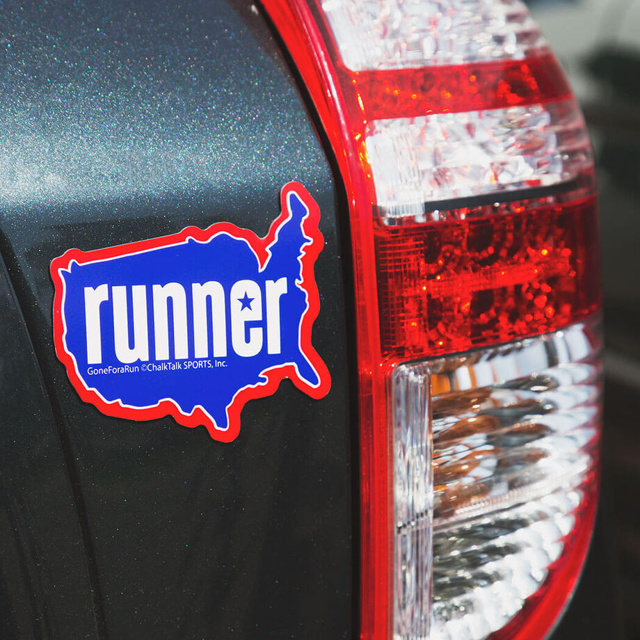 15K Gone For a Run Running Car Magnet White ChalkTalk SPORTS 15K Gone For a Run Running Car Magnet White ChalkTalk SPORTS